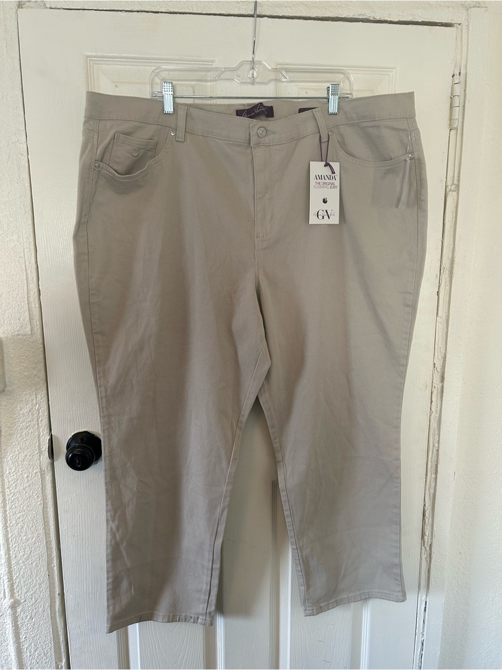 Plus Size 24W SHORT Gloria Vanderbilt Amanda Classic The Original Slimming Jean